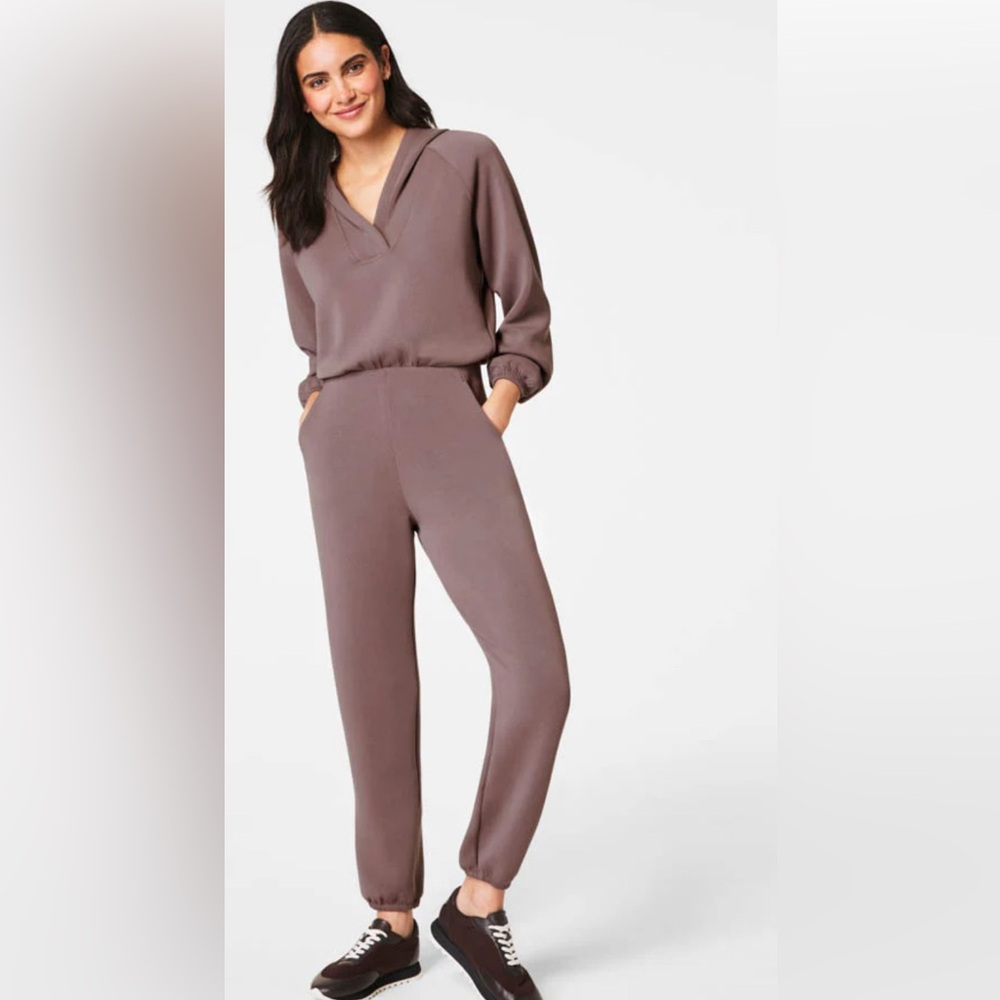 Spanx “Chill Out” Jumpsuit in smoke